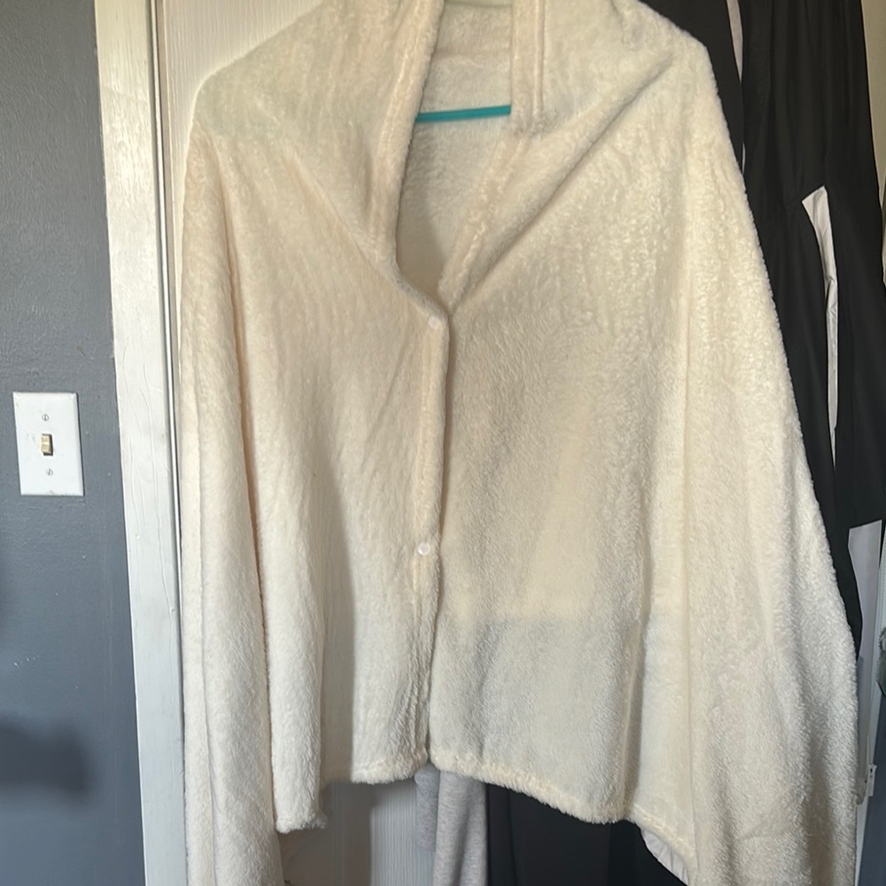 H&M Cream Cape Jacket
